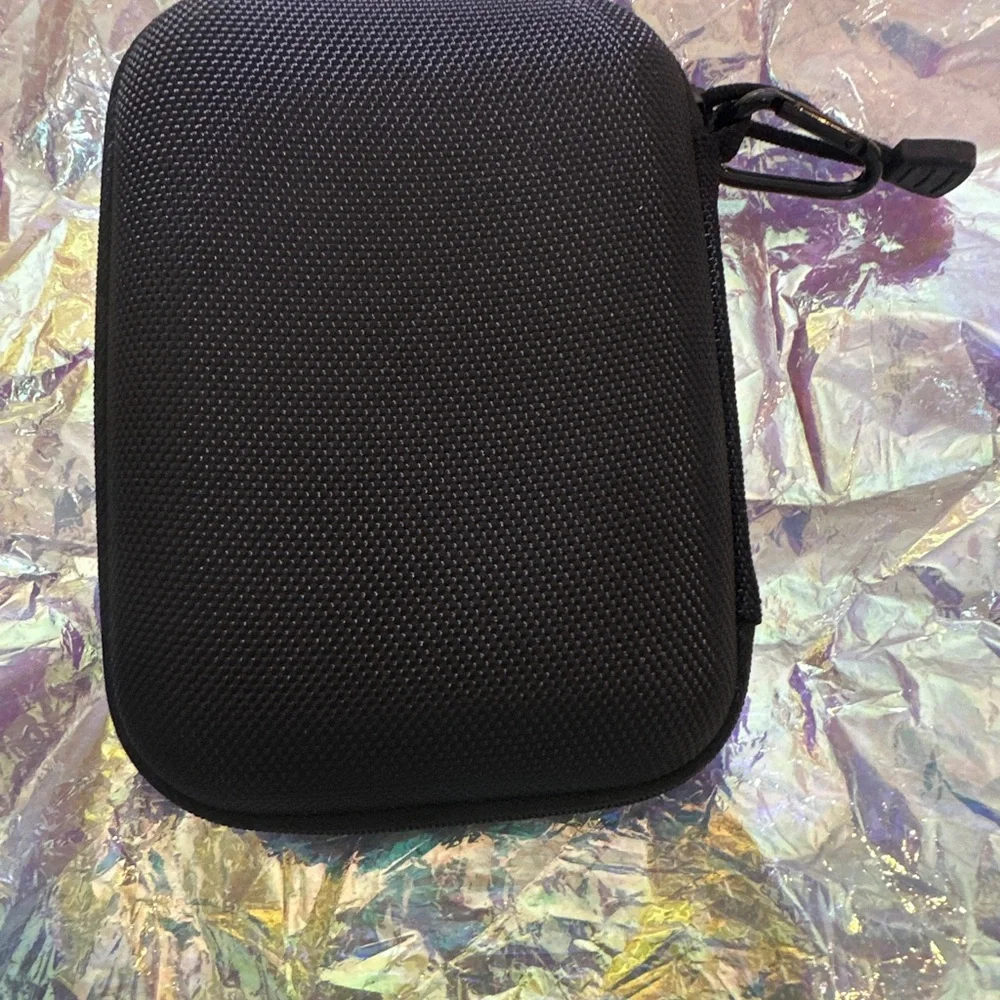 New Phone Accessory Travel Organizer with Carabiner, Black